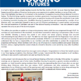 Cover page newsletter